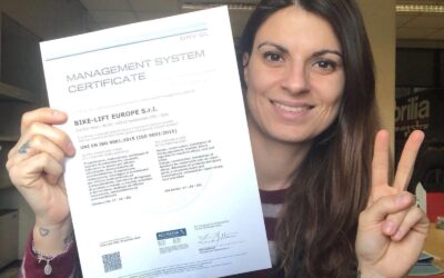 BIKE-LIFT EUROPE SI CERTIFICA ISO 9001