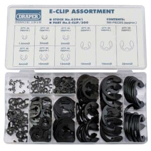 Assorted E-clips 300 pcs