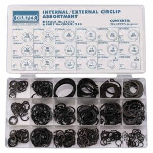 Assorted rubber rings