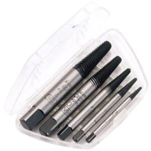Broken screw extractor kit