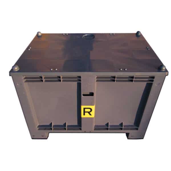 Used batteries container
