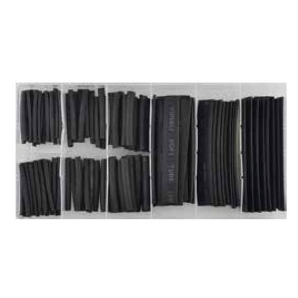127-piece heat shrink tube kit